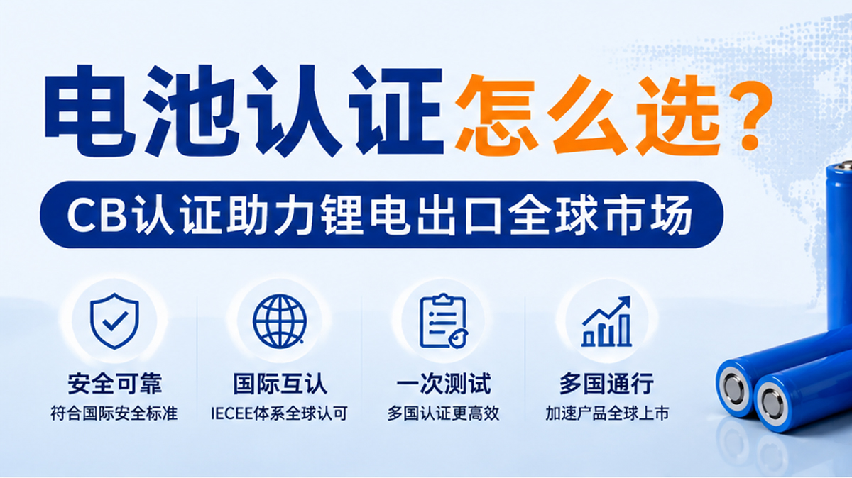 CB电池认证